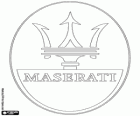 Logo da Maserati, marca italiana de carros de luxo