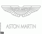 Logo da Aston Martin, fabricante britânica de carros desportivos de luxo