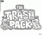Logo original do The Trash Pack em inglês