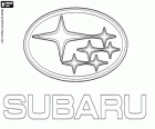 Logo da Subaru, uma fabricante japonesa de automóveis
