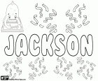 Jackson, nome para filho de origem inglesa. Vem o sobrenome Jackson, o que significa o filho de Jack
