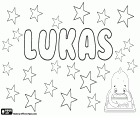 Lukas, nome próprio masculino. Derivado do nome grego Loukas