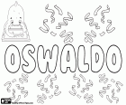 Oswaldo, nome de origem germânica. Variante de Osvald, Osvaldo e Oswald