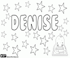 Denise, nome feminino de origem grega. Derivado de Dionysios, Deus da mitologia grega