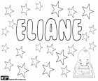 Eliane, nome francês, de origem latina. Derivado de Aeliana