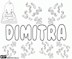 Dimitra, nome feminino de origem grega. Tem sua origem na deusa Demetra ou Deméter da mitologia grega