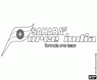 Logotipo do Sahara Force India Formula One Team, equipe de corridas da Fórmula 1
