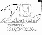 Logotipo da equipe de corridas Fórmula 1, McLaren-Honda
