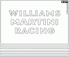 Logotipo da equipe de Fórmula 1, Williams Martini Racing