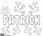 Patrick, nome próprio masculino de origem latina. Vem do latim nome Patricius. Patrick, nome em alemão, inglês, irlandês e francês