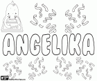 Angelika, nome de origem latina, variante de Angelica. Vem do feminino de Angelicus, seu significado é angelical. Angelika, nome em vários idiomas