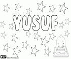 Yusuf, nome de um profeta no Alcorão. Yusuf, algumas das suas variantes são Yosef e Yusef