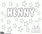 Henny, um nome neerlandês, forma feminina de Hendrik. Henny, um nome nórdico para menina, variante do Henna. Henny, diminutivo de nome usado tanto para menina e menino