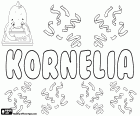 Kornelia, variante de Cornelia. Nome de origem latina, derivada de Cornelius. Kornelia, nome em alemão, polonês, eslovaco e húngaro