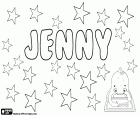 Jenny, diminutivo de outros nomes como Jean, Jennifer e Genevieve. Jenny, variante de Jenni e Jennie