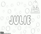 Julie, nome de origem latina. Julie, nome feminino em inglês, francês, checo e dinamarquês