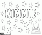 Kimmie, diminutivo de Kimberly. Kimmie, variante de Kimmy, Kimy e Kim