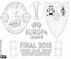 Dnipro Dnipropetrovsk vs Sevilla. Final da Europa League 2014-2015, no Estádio Nacional de Polónia, Stadion Narodowy, em Varsóvia, 27 de maio de 2015
