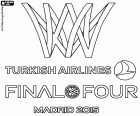 Logotipo da Final Four da Euroliga de Madrid 2015