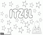 Itzel, nome de origem Maia. Itzel, variante de Ixchel, a deusa maia do amor