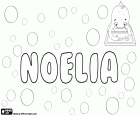 Noelia, nome feminino de origem francesa. Noelia, feminino de Noel, seu significado é Natal. Noelia, variante de Noelle, Noella e Noële