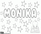Monika, variante de Monica, Monique, Monicka e Monike entre outros. Monika, nome feminino em alemão, húngaro, línguas escandinavas e línguas eslavas