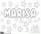 Marisa, nome para menina com origens diversas. Marisa, nome em inglês, espanhol, português e italiano. Marisa e Marissa, nome de origem latina, derivado de Maris, que significa "do mar". Marisa também é usada como variantes de compostos de nomes como María Isabel e Maria Luisa