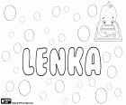 Lenka, nome feminino de origem checa e eslovaca. Lenka, nome derivado de Helena e Madalena