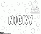 Nicky, nome usado tanto para menina e menino. Nicky, diminutivo de nomes como Nicole e Nicholas. Nicky, variante de Nikki