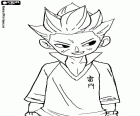 Axel Blaze é o lendário atacante, o melhor jogador da equipe de Raimon o Instituto. Inazuma Eleven, Super Onze