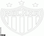 Logotipo da Impulsora del Deportivo Necaxa S.A. de C.V., conhecido como Club Necaxa, clube de futebol mexicano