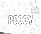 Peggy, nome feminino em inglês, diminutivo de Margarida
