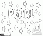 Pearl, nome em inglês para menina que significa pérola