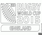 Logotipo da Copa do mundo de Rugby 2015. O torneio será na Inglaterra e país de Gales de 18 de setembro a 31 de outubro