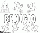 Benicio, nome para menino em espanhol. Benicio, nome que provém do latim Benedictus