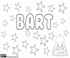 Bart, nome masculino, usado como abreviatura de nomes ingleses como Barton e Bartholomew