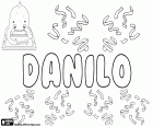 Danilo, nome para criança em várias línguas, como em espanhol, português e italiano. Danilo, forma eslava de Daniel, nome próprio masculino em sérvio, croata e esloveno