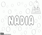 Nadia, nome feminino de origem eslava, que significa esperança. Nadia, variante de Nadja, nome russo para menina. Nadia, nome feminino de origem árabe que aparece no Alcorão. Nadia, nome usado em muitas línguas