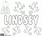 Lindsey, nome usado para menina e menino, também é um sobrenome. Lindsey, nome de origem inglesa, variante de Lindsay, vem de um antigo topônimo inglês