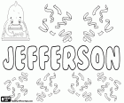 Jefferson, o nome masculino de origem inglesa vem do mesmo sobrenome, que significa filho de Jeffrey