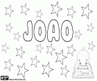 Joao, João, nome masculino de origem hebraica, sua ortografia portuguesa é João, nome muito popular em Portugal