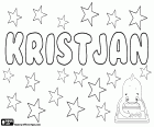 Kristjan, nome para menino em estónio e esloveno, nome de origem latina, derivada de Christianus, corresponde ao Cristiano