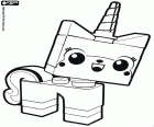 Unikitty é um gato com um chifre de unicórnio, personagem do filme Lego