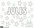Jules, nome francês para menino, nome de origem latina, derivada de Iulius. Jules é também usado como um diminutivo de Julian e Julia, nomes respectivamente masculino e feminino, variantes do nome inglês Julius