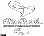O logotipo dos Jogos Paraolímpicos de 2016 Rio de Janeiro, de 7 de 18 de setembro
