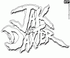 O logotipo do Jak and Daxter, da série de videogames de plataformas criados por Naughty Dog