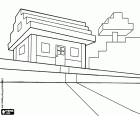 A primeira casa construída por um jogador em Minecraft, o mundo aberto do famoso videogame da Mojang