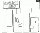 Logo original em inglês do filme The Secret Life of Pets, A Vida Secreta dos Bichos