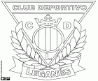 Logo do Club Deportivo Leganés. Clube de futebol fundado em 1928, com sede em Leganes, cidade perto de Madrid e pela primeira vez em sua história vai jogar na Primera División na temporada 2016-2017