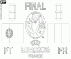 Portugal vs França. Final do Euro 2016. Stade de France, em Paris, 17 de julho de 2016. Qual será o resultado? Quem será o campeão?